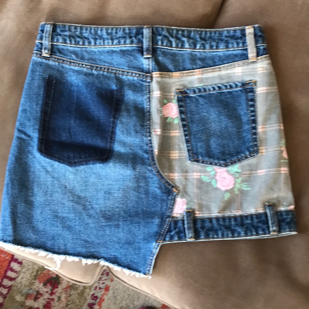 Urban outfitters funky jean skirt - Picture 2 of 4